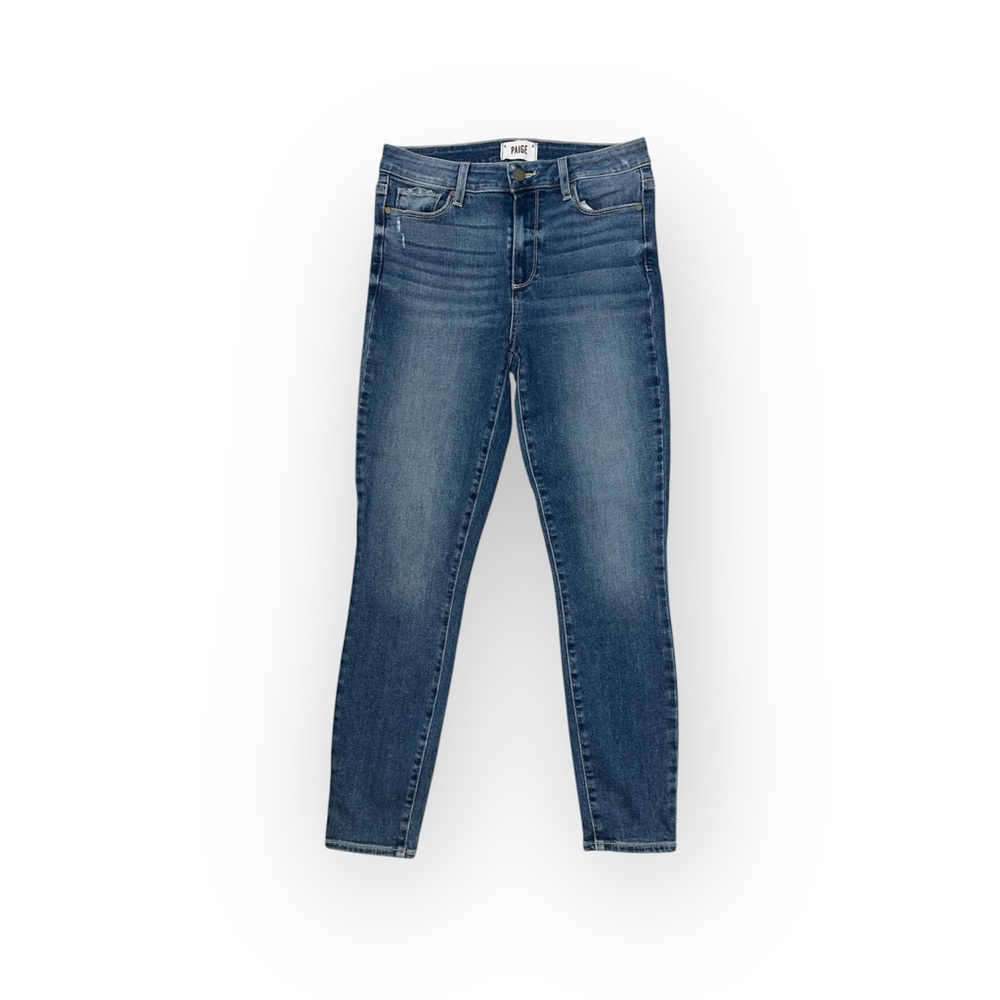 PAIGE Hoxton Ankle Skinny Jeans Gillian Deconstructed Size 28